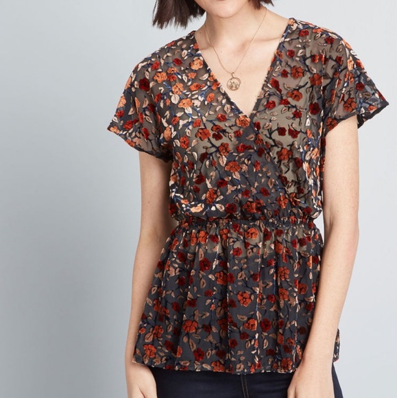 Modcloth Tops - !! ISO !! Modcloth exuberant sentiment